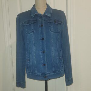 Liverpool Los Angeles Dark Wash Denim Jacket – Women’s Size L